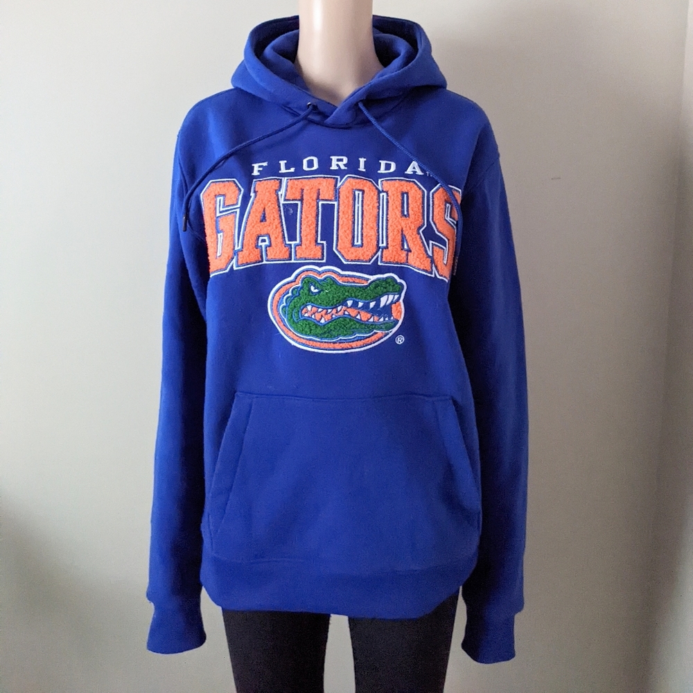 Florida University Gators football blue hoodie, men's small